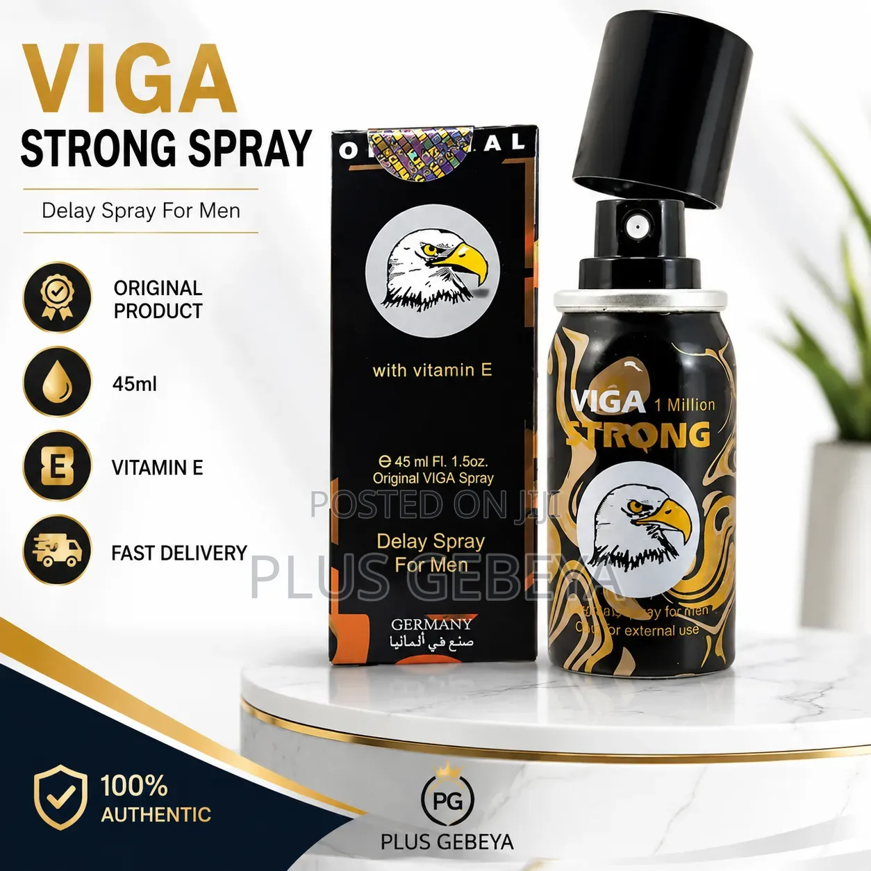 VIGA Strong Spray 45ml | Original Delay Spray for Men
