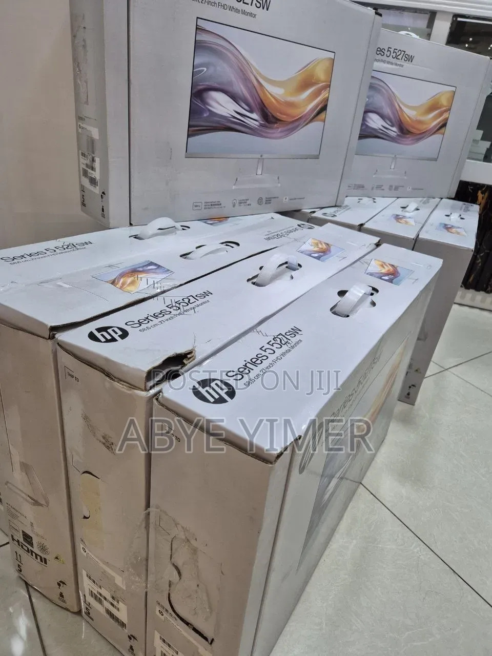Brand New HP White Frameless Monitor Quantity Available 👉With S47