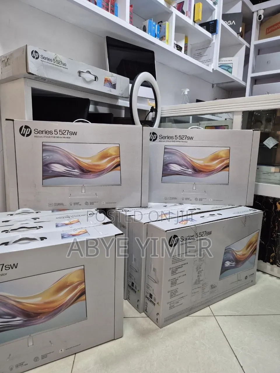 Brand New HP White Frameless Monitor Quantity Available 👉With S47