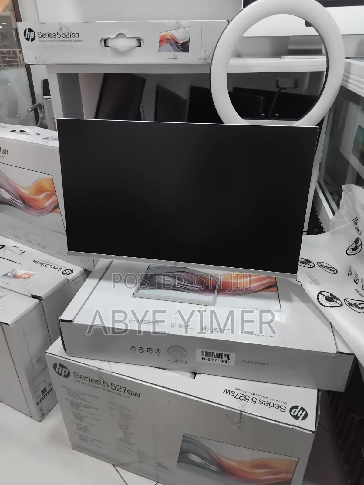 Brand New HP White Frameless Monitor Quantity Available 👉With S47