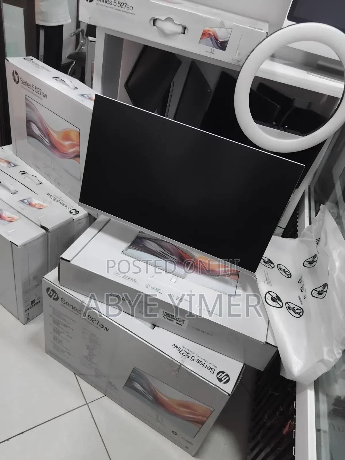 Brand New HP White Frameless Monitor Quantity Available 👉With S47