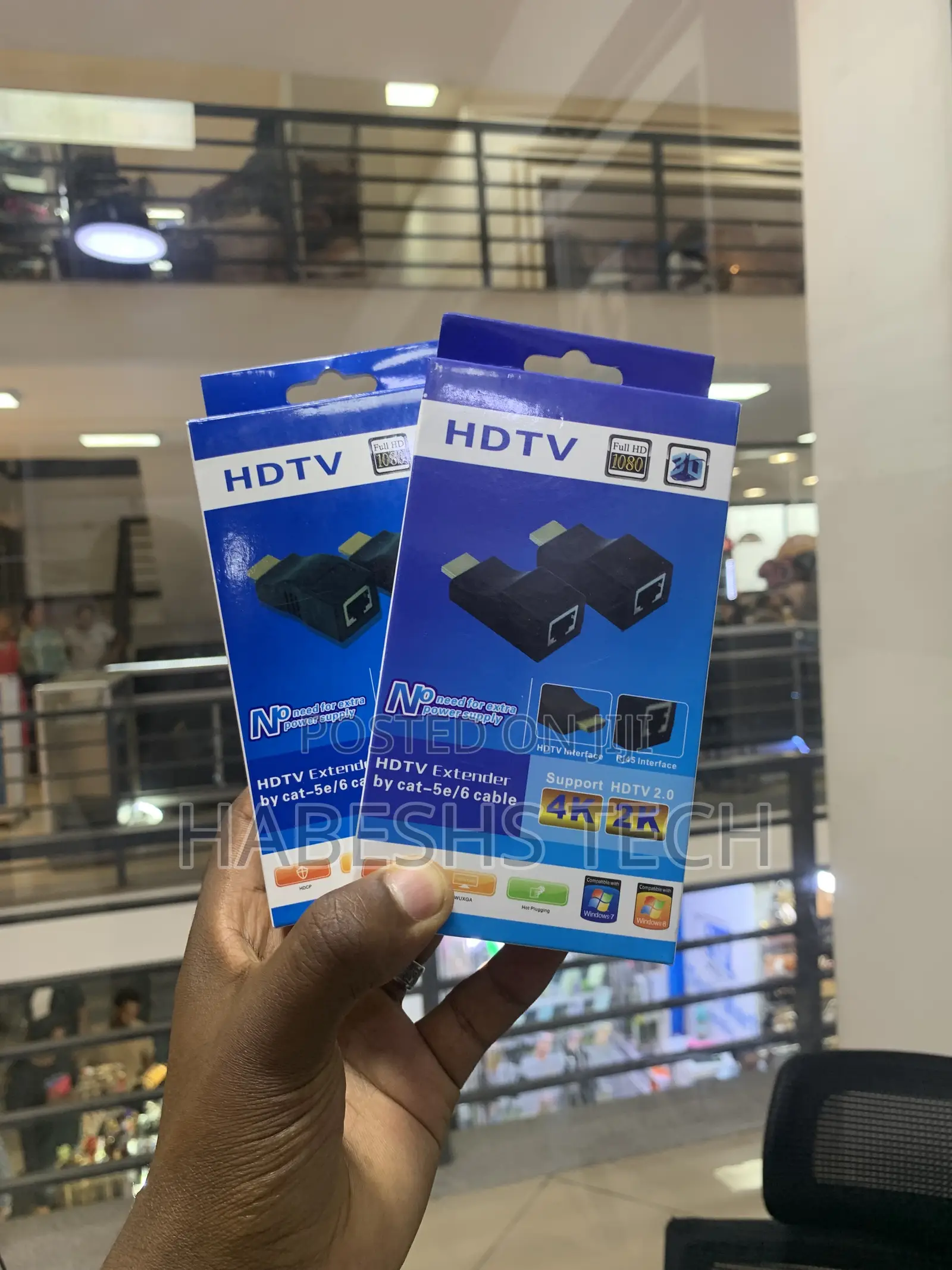 ⸻ 📺 HDMI Extender Over CAT5e/CAT6 Extend Your HDMI Signal Over