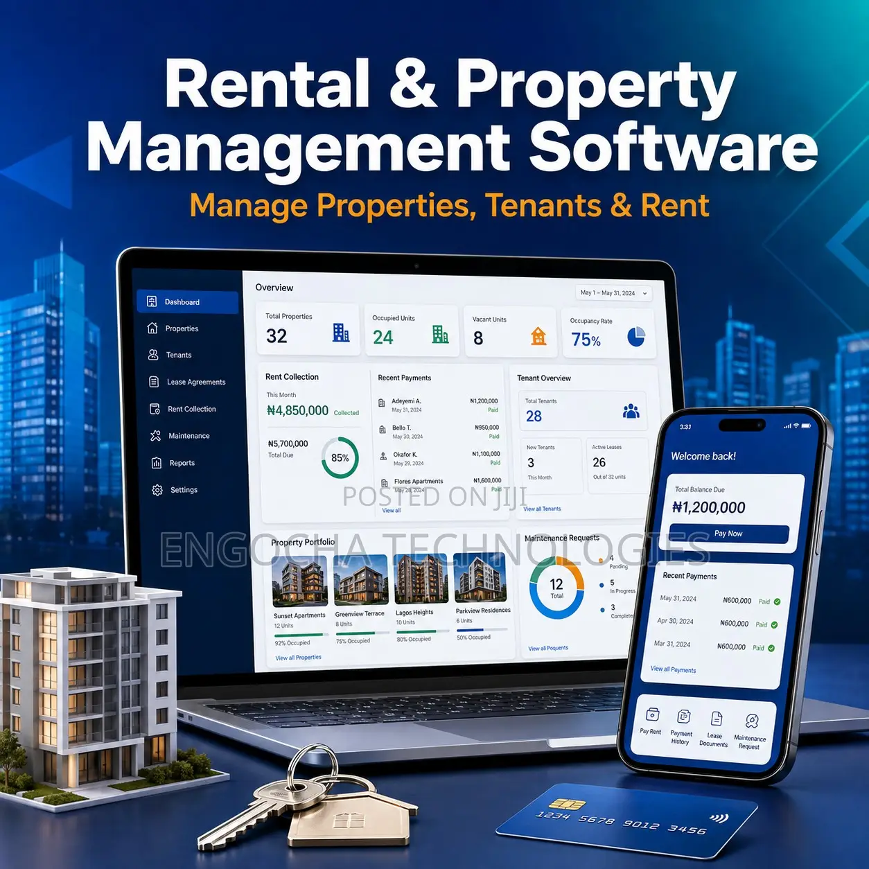 Building Rental / Property Management Software