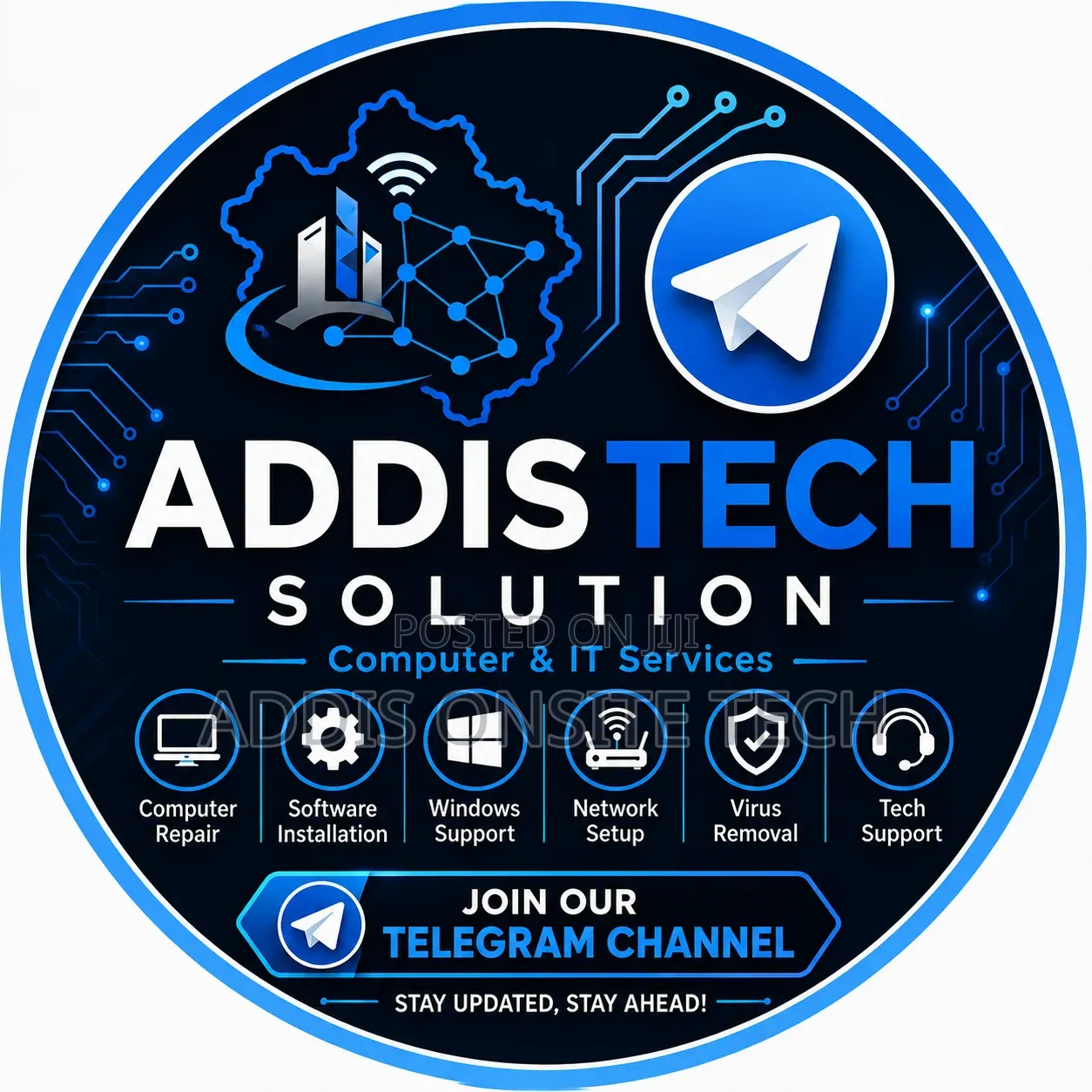 💻 Professional Computer Repair & IT Support – Addis Tech Solution