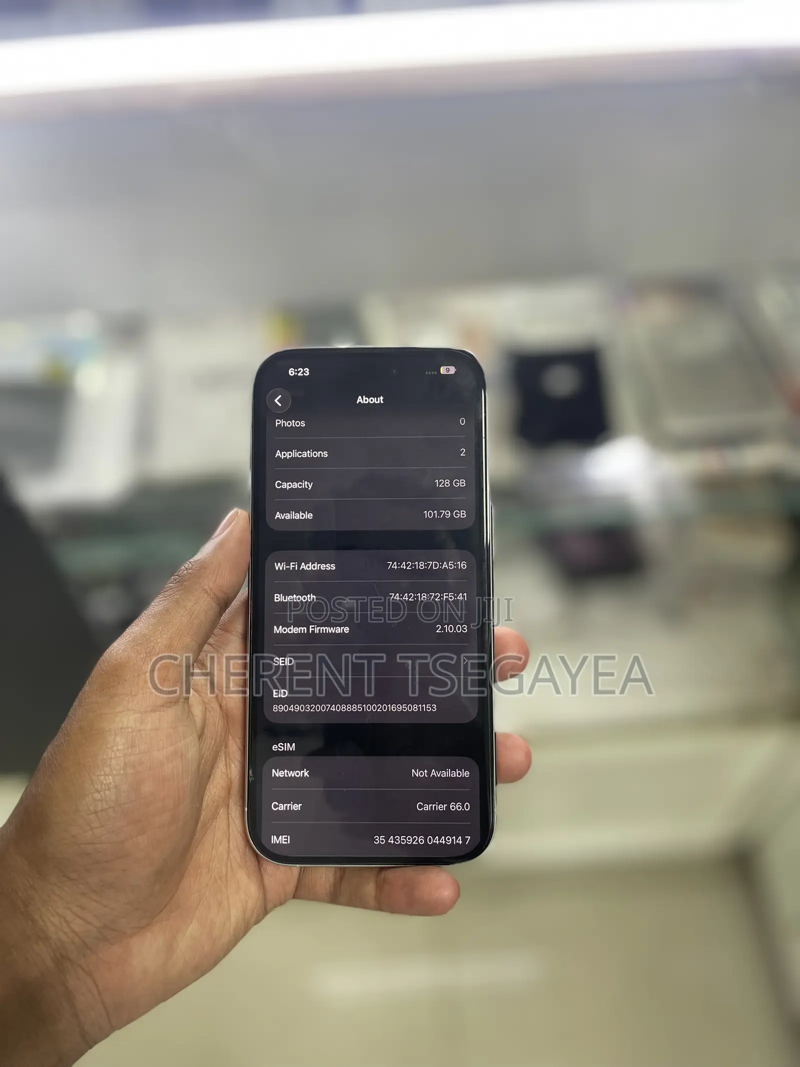Apple iPhone 16 Pro 128 GB Silver