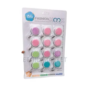 Plastic Stainless Steel Hexagon Adhesive Hook