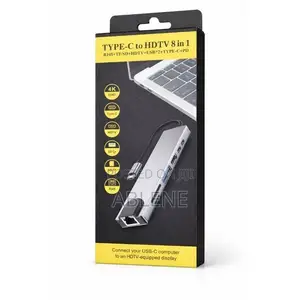 8 in 1 Type C to 8 Port Hub Adapter
