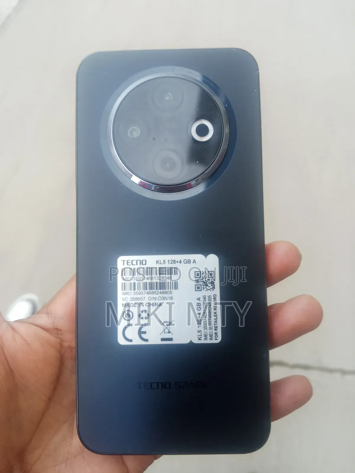 New Tecno Spark 30C 128 GB Black