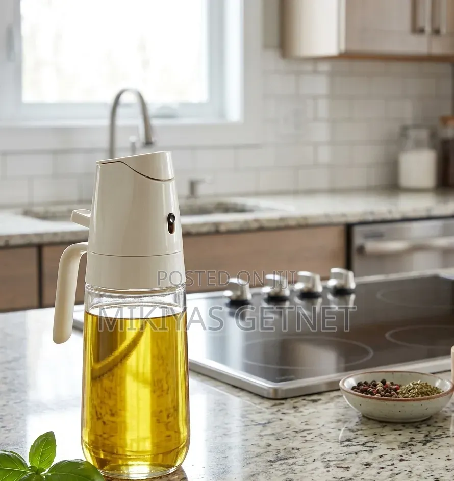 2in 1 Oil Spray and Dispenser Bottle