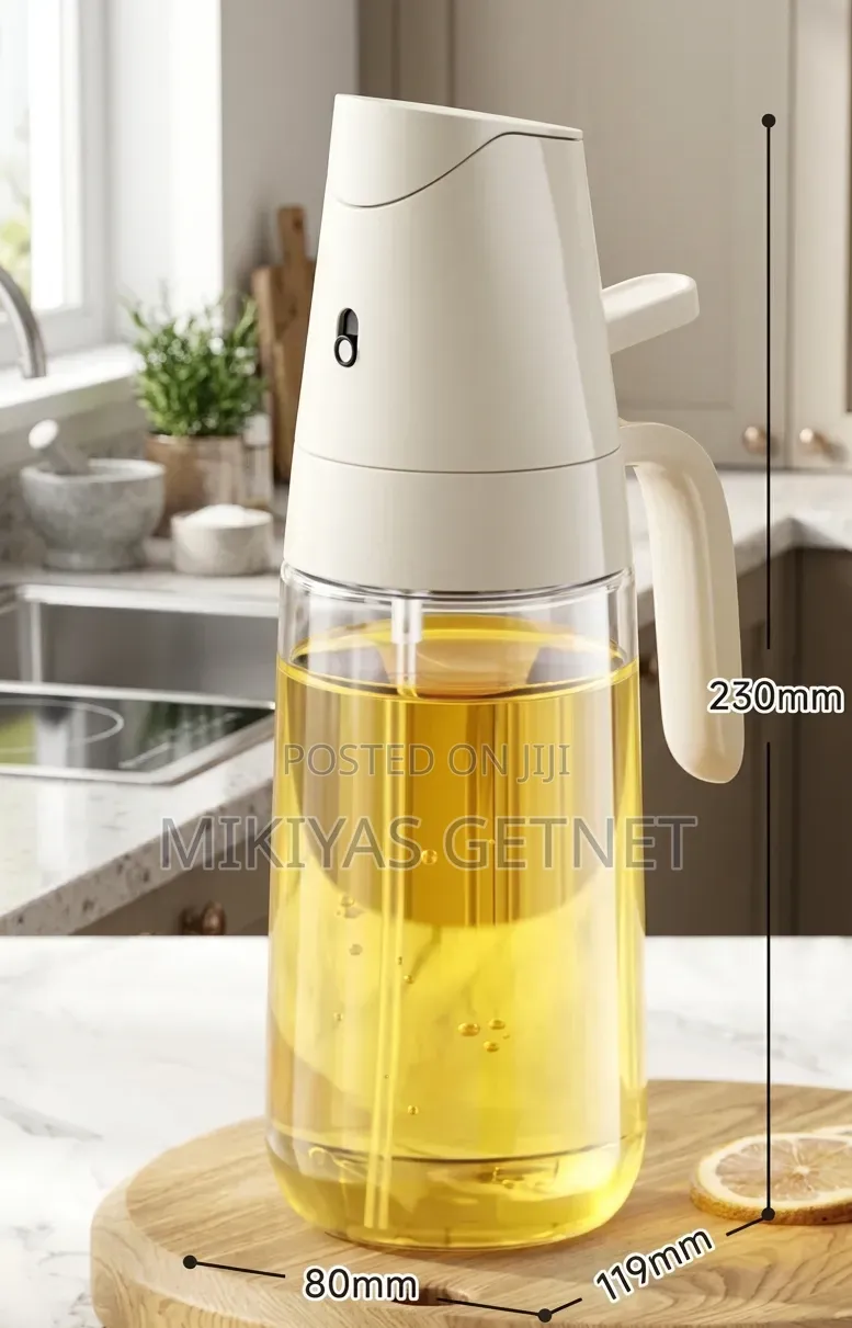 2in 1 Oil Spray and Dispenser Bottle