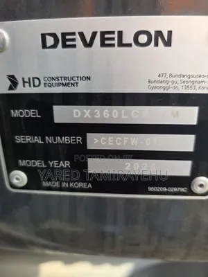 Excavator Develon