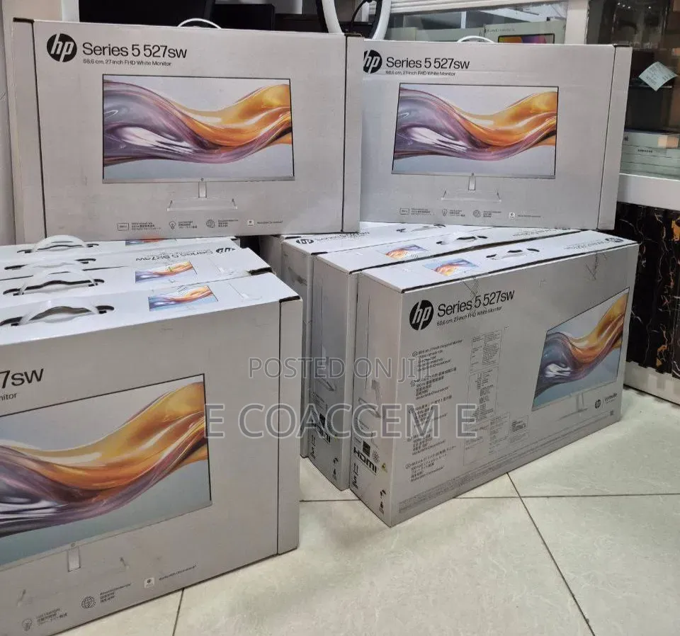 Brand New HP White Frameless Monitor Quantity Avail