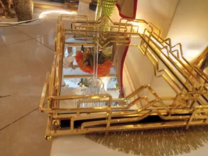 Golden Glass Tray