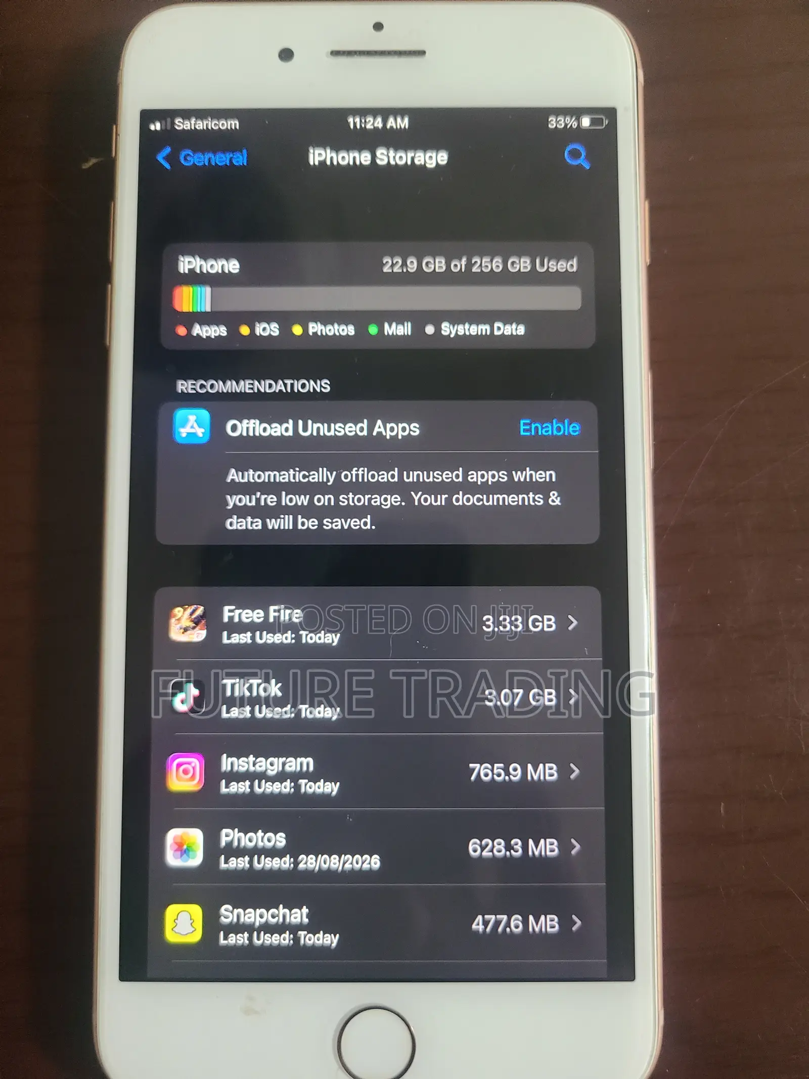 Apple iPhone 8 Plus 256 GB Gold