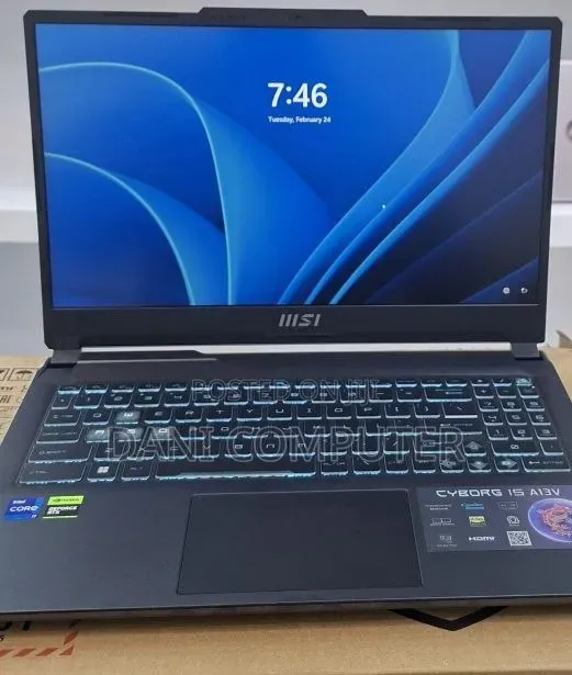 New Laptop MSI Cyborg 15 16GB Intel Core i7 SSD 1T