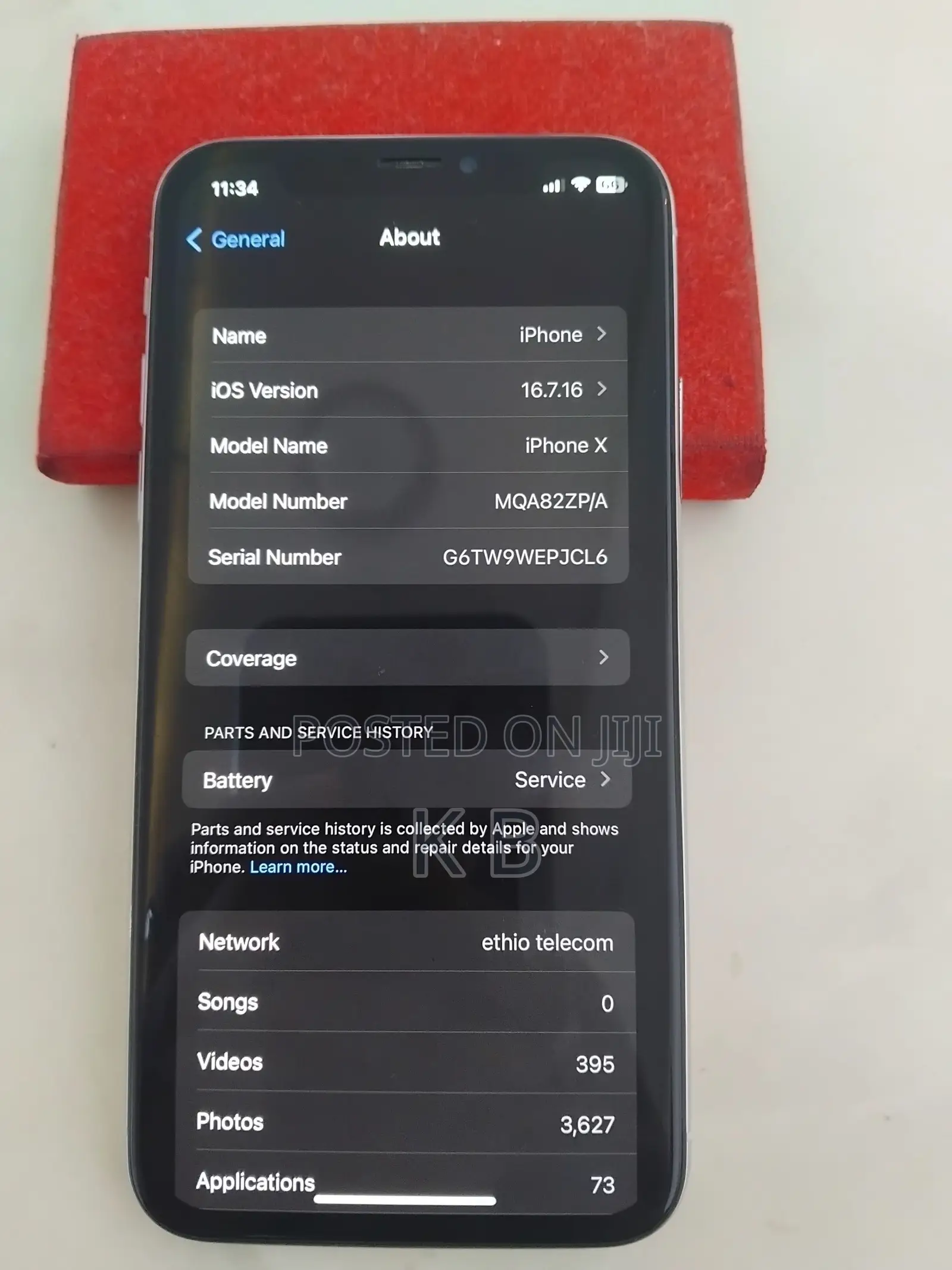 Apple iPhone X 256 GB White
