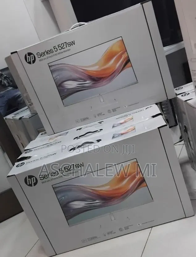 Brand New White Monitor 
  Quantity Available 
🖥️ HP 27"