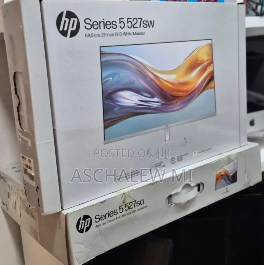 Brand New White Monitor 
  Quantity Available 
🖥️ HP 27"