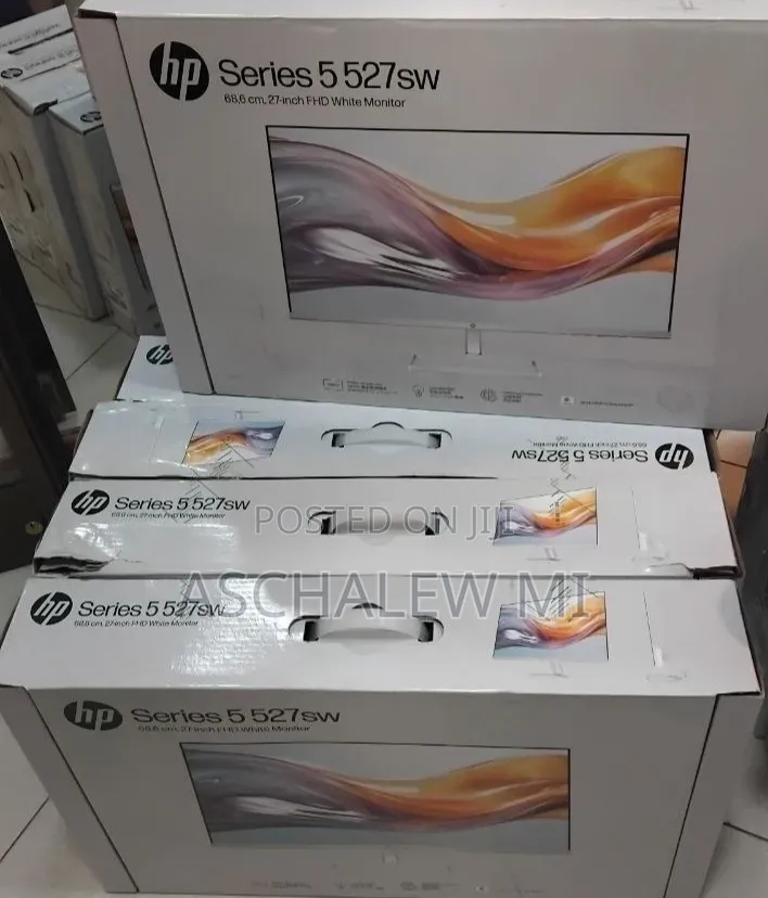 Brand New White Monitor 
  Quantity Available 
🖥️ HP 27"