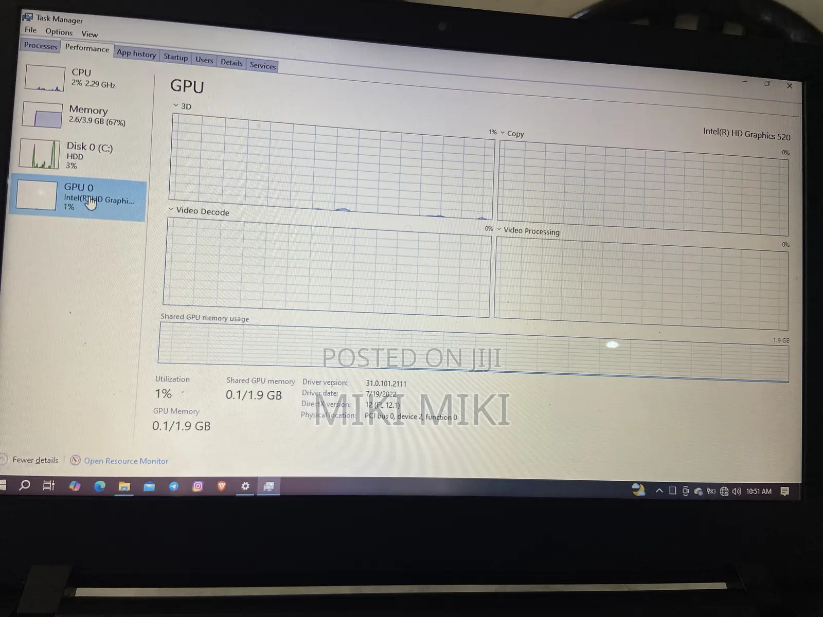 Laptop Lenovo IdeaPad 1 4GB Intel Core i3 HDD 1T