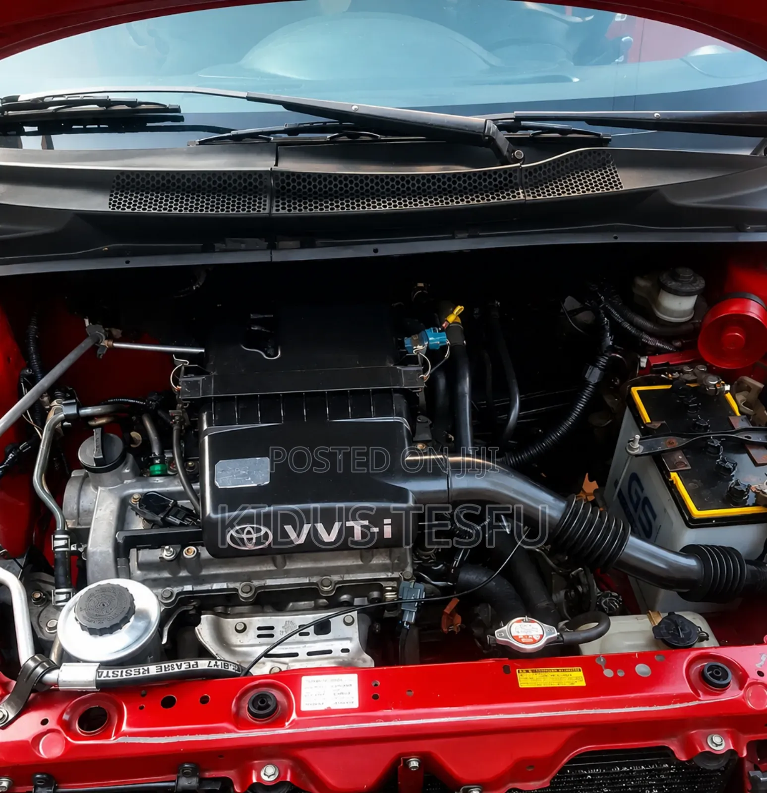 Toyota Vitz 1.0 FWD 5dr 2004 Red
