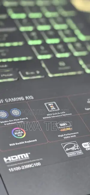 New Laptop Asus TUF Gaming A15 16GB AMD Ryzen 7 SSD 512GB