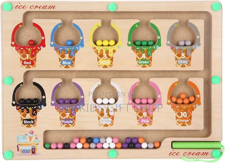 Wooden Magnetic Maze Game