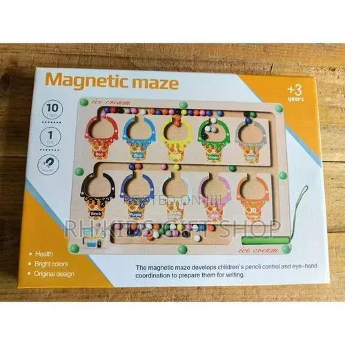 Wooden Magnetic Maze Game
