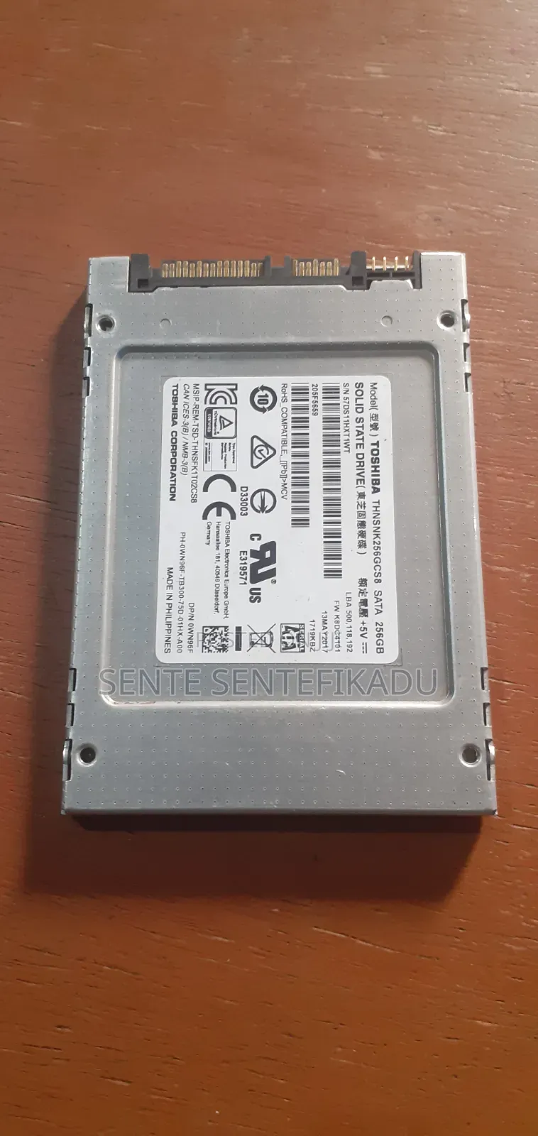 Toshiba 256gb Sata SSD