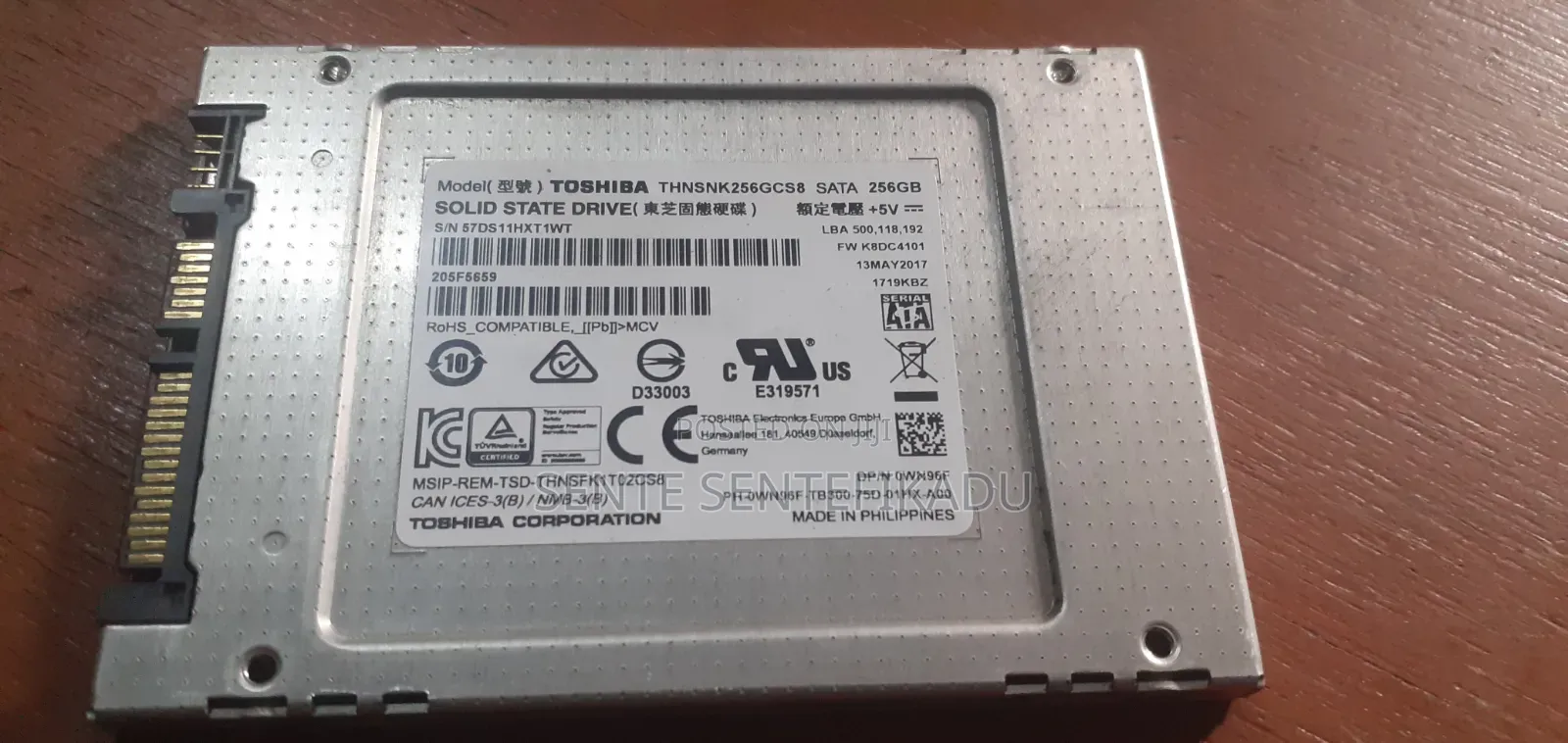 Toshiba 256gb Sata SSD