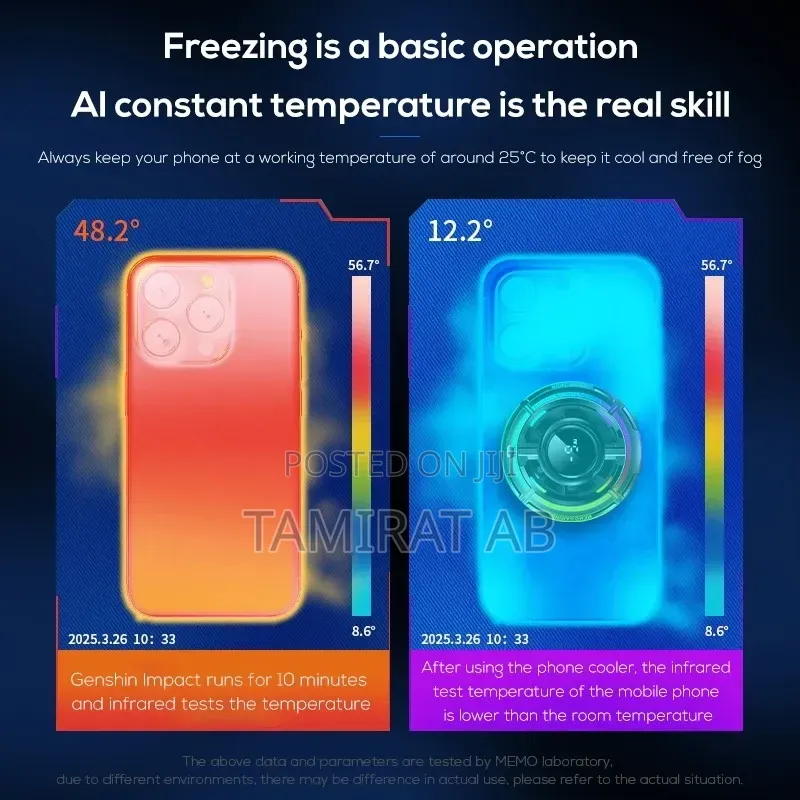MEMO CX15 Magnetic 15W Phone Cooler: Advanced Thermal Control