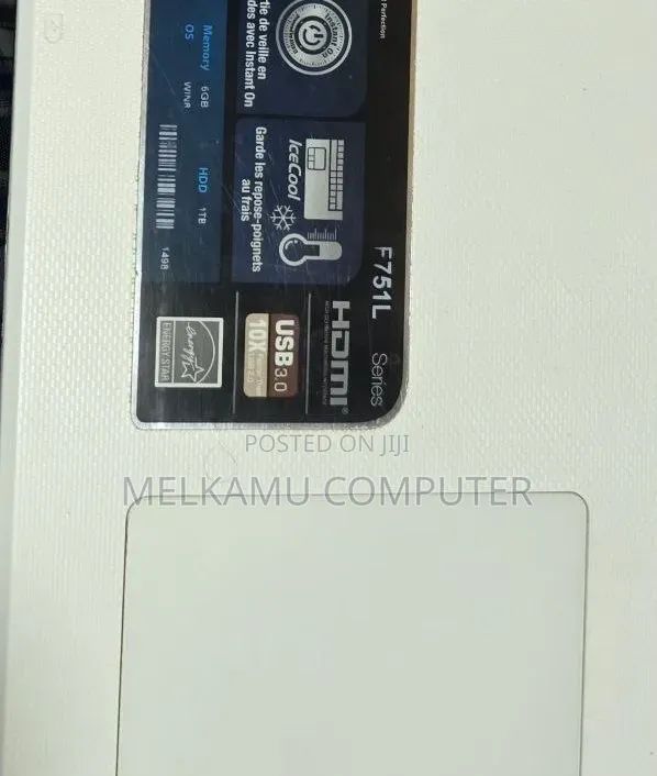 New Laptop Asus F70SL 12GB Intel Core i3 HDD 500GB
