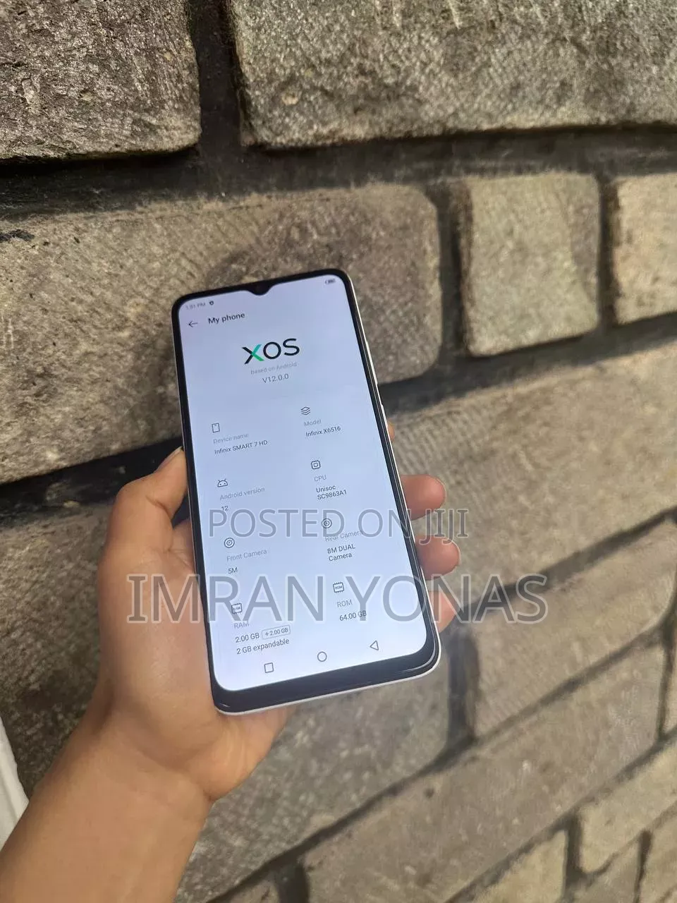 Infinix Smart 7 HD 64 GB White