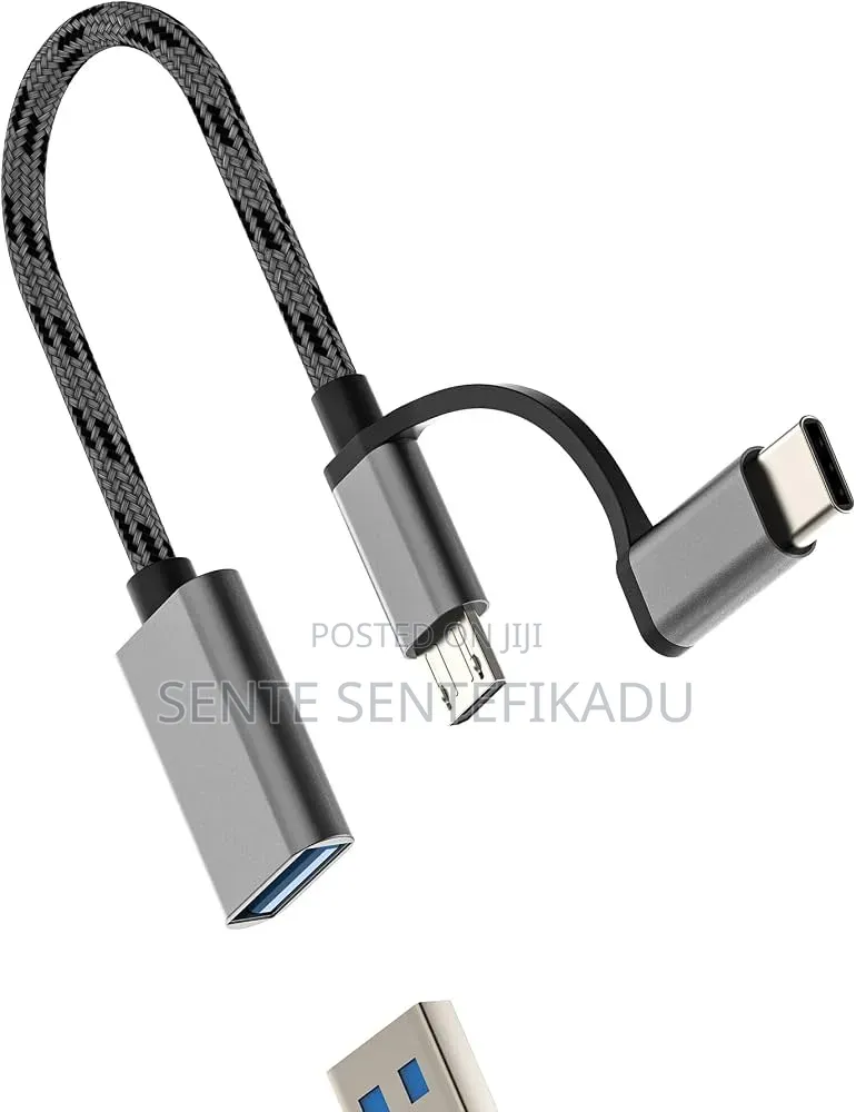 Go-Des 2-in-1 OTG Cable (Type-C + Micro USB)
