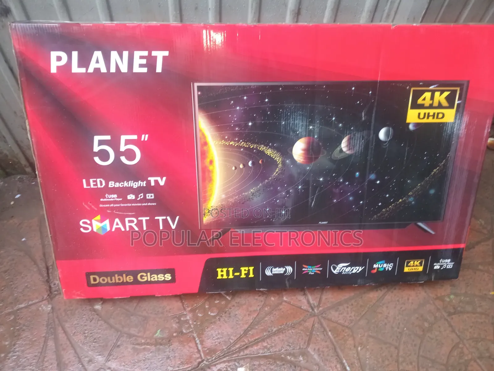 Pelanet TV 55inchi 4k Smart Android TV