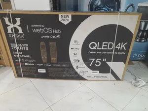 Xperia Smart Qled TV 75 Inch 4k Webos Hub  Framless 2026 Hifi Speaker