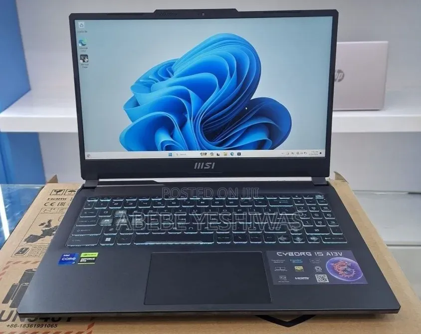 New Laptop MSI MSI Sword 15 16GB Intel Core i7 SSD 1T