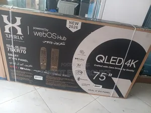 Xperia Smart Qled TV 75 Inch 4k Uhb 2026 Model Framless Hi-Fi Speaker