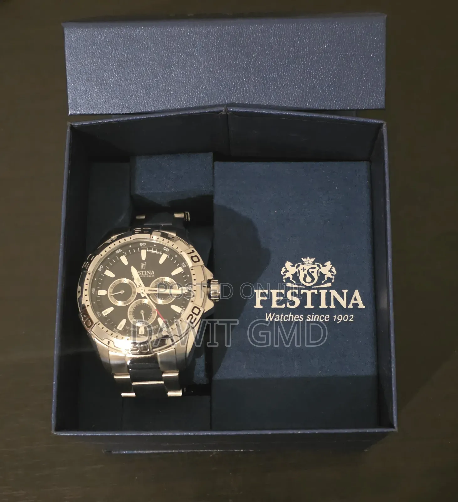 Festina Multifunction Black Dial Men's Watch