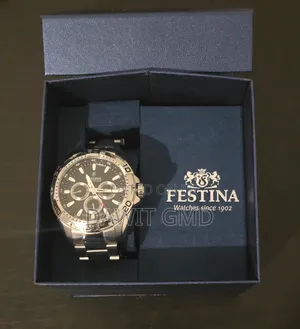 Festina Multifunction Black Dial Men's Watch