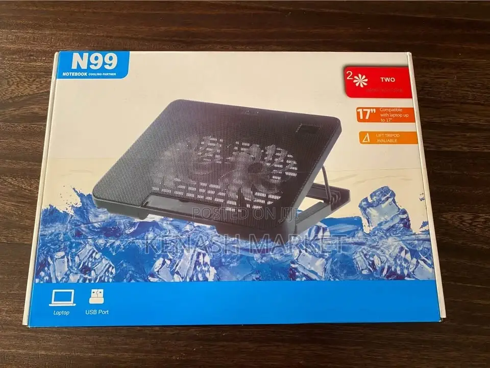 Laptop Stand With a Cooling Pad Adjustable PC Stand
