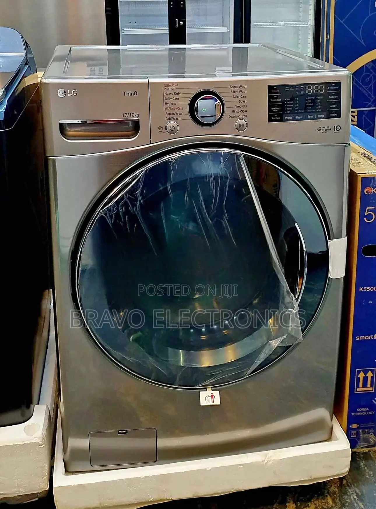 LG 17/10kg Automatic Washing Machine – ThinQ Technology 10 Years