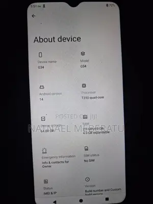 New Mobile Phone 64 GB White