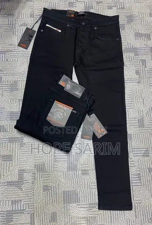 Diesel Men's Premium Black Jeans
