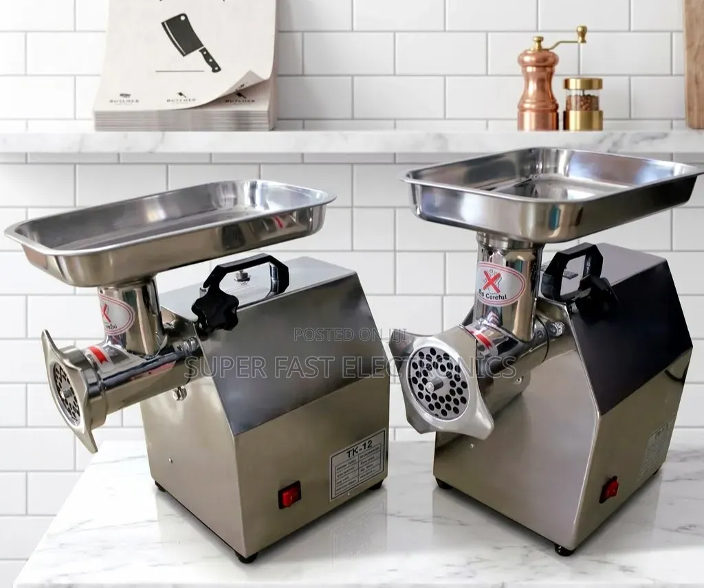 Commercial Electric Meat Grinder 12tk Heavy-Duty Stainless Steel