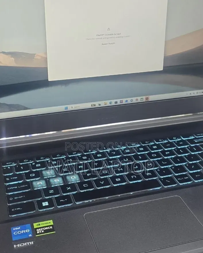 New Laptop MSI 16GB Intel Core i5 SSD 1T