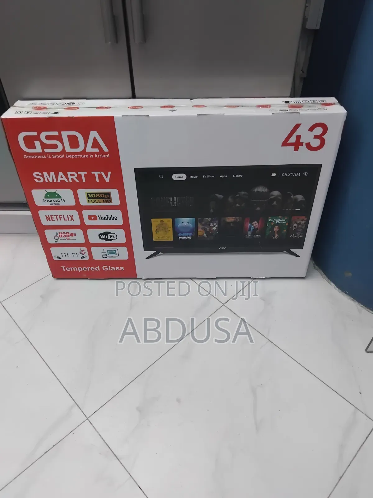 በእኛ ዘመናዊ ባለ 43ኢንች 4K Ultra HD ቲቪ የመጨረሻውን የሲኒማ ደስታን ተለማመዱ! የሚወዷቸውን ፊልሞ