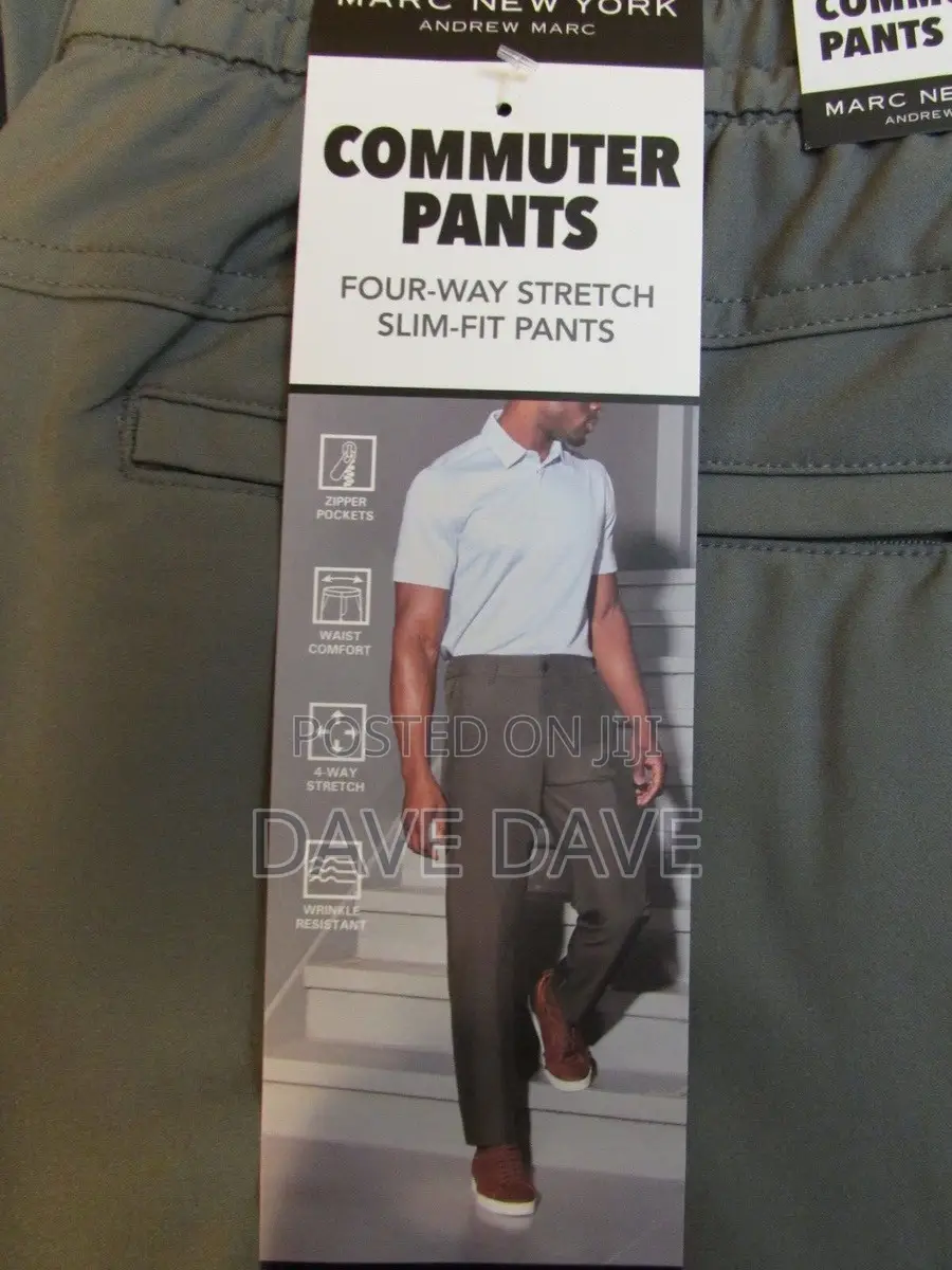 Marc New York Men’s Commuter Pant GRAY