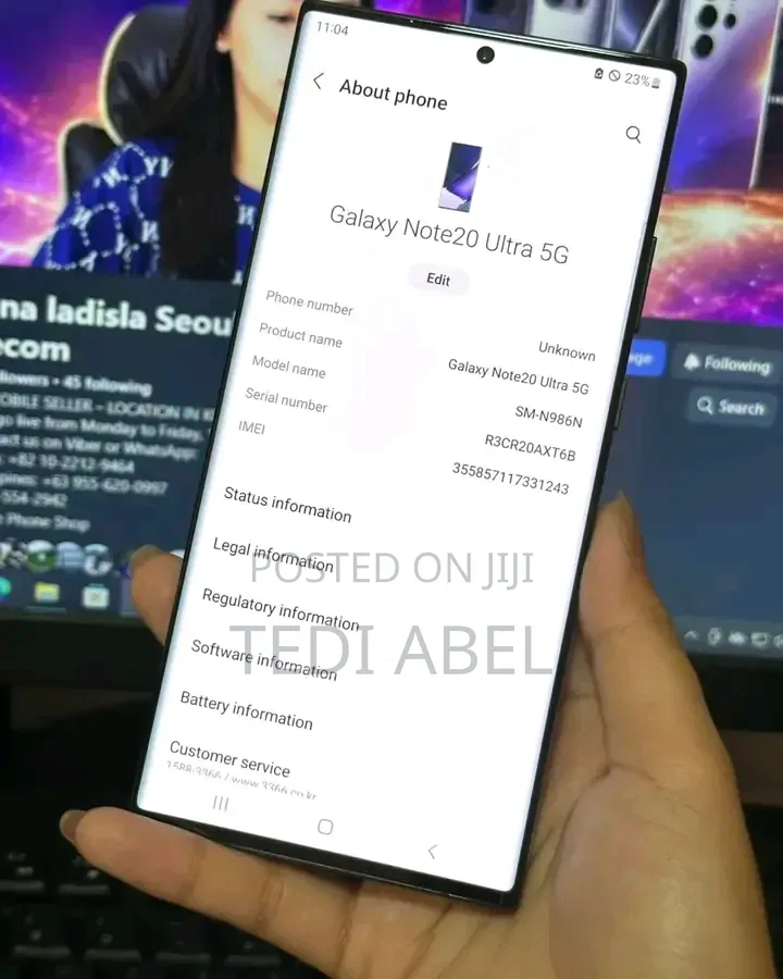 New Samsung Galaxy Note 20 Ultra 5G 512 GB Black