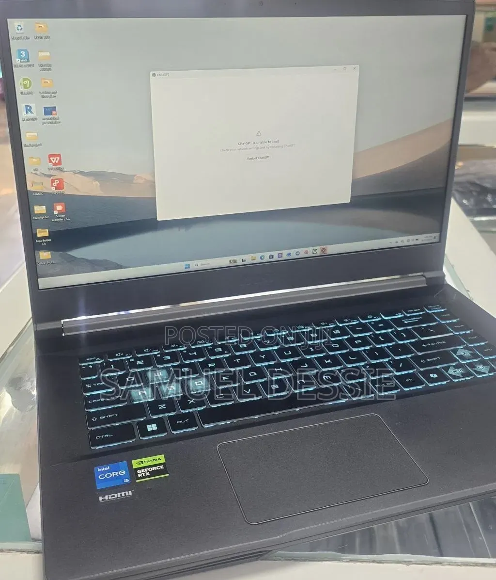 New Laptop MSI GF65 Thin 10UE 16GB Intel Core i5 SSD 1T